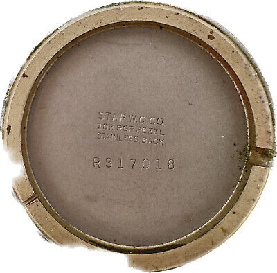 Vintage 31.5mm Illinois 9512 Men's Manual Wristwatch Swiss 10k RGP w Waffle Dial