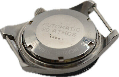 Vintage 34mm Zodiac Strong 17 Jewel Men's Automatic Wristwatch 11A Swiss Steel