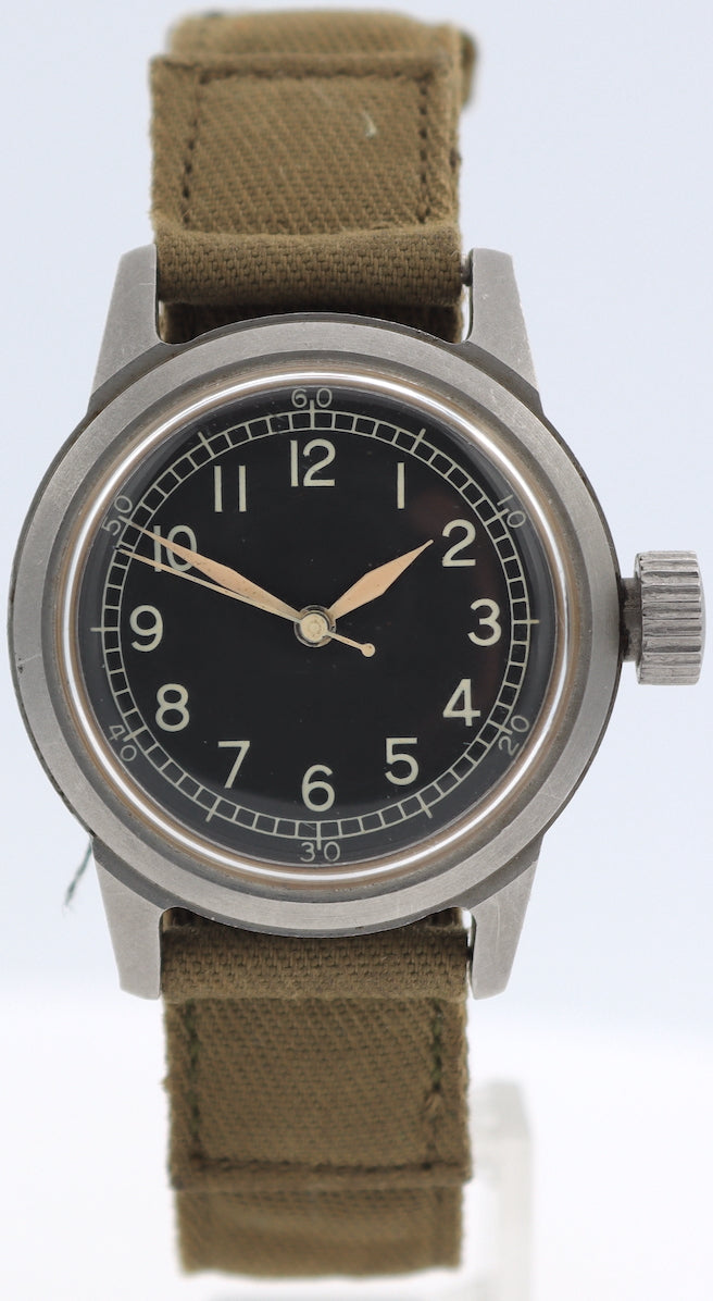Vintage Bulova A-11/Ordinance Hack Men's Mechanical Wristwatch 10 AK Serviced