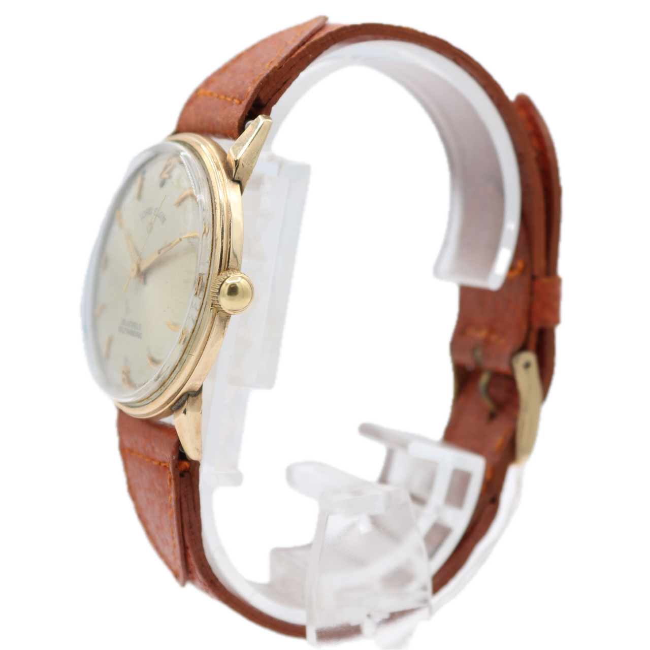 Vintage Lord Elgin 9816-YLS Thin-Thin 30C Men's Mechanical Wristwatch 760 10k GF