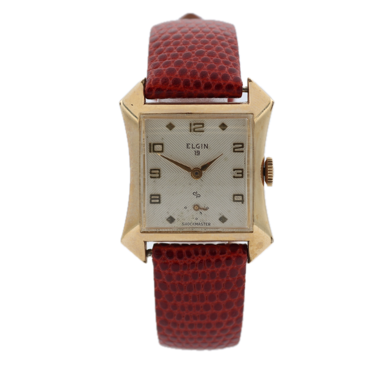 Vintage Elgin 8606 Shockmaster Men's Mechanical Wristwatch 714 USA 10k GF