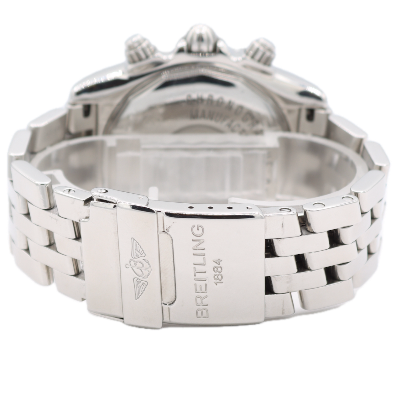 Breitling A13356 Chronomat Evolution Men's Chronograph Wristwatch Swiss Steel