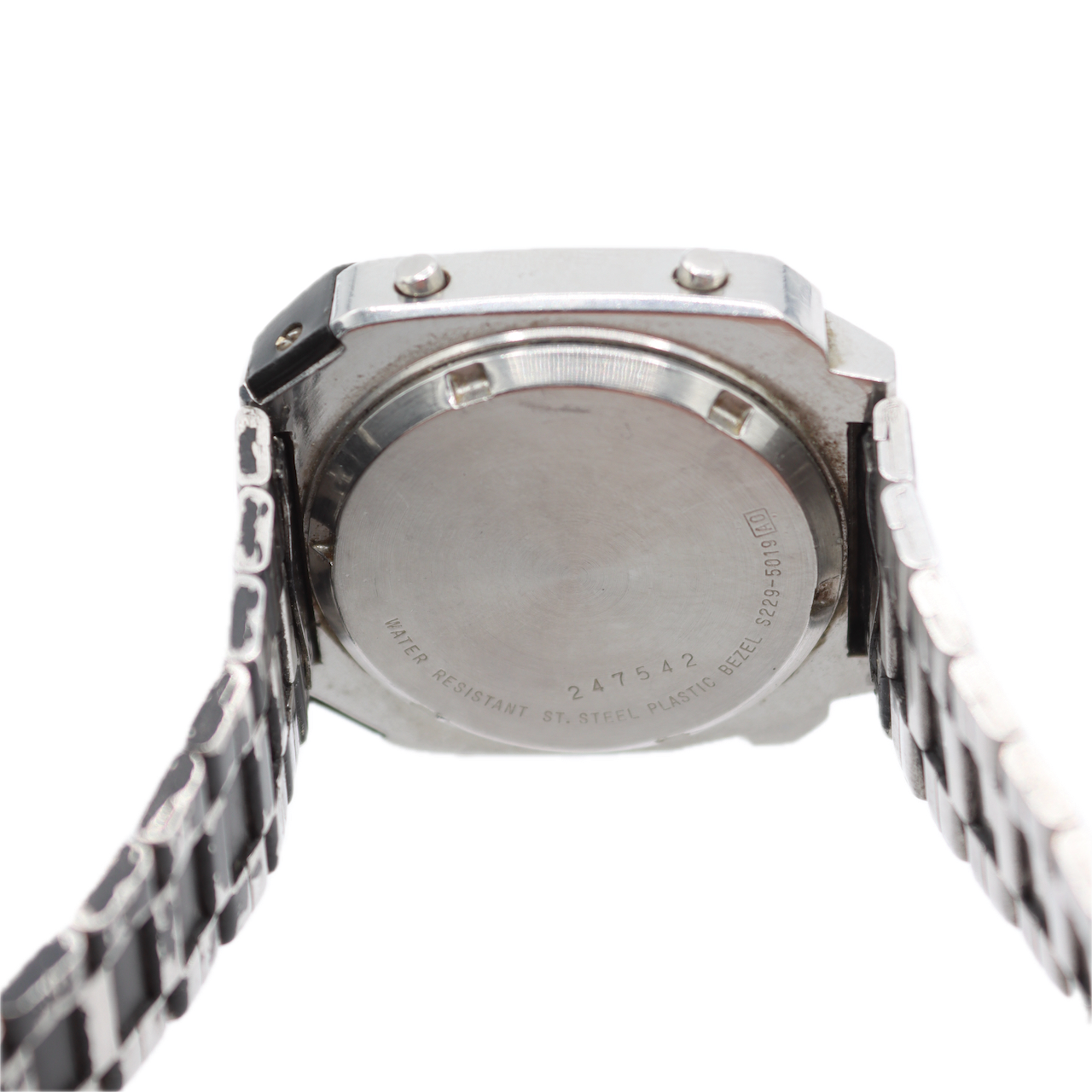 Vintage 1982 Seiko S229-5019 Pulsemeter Men's Quartz Wristwatch S229 Japan