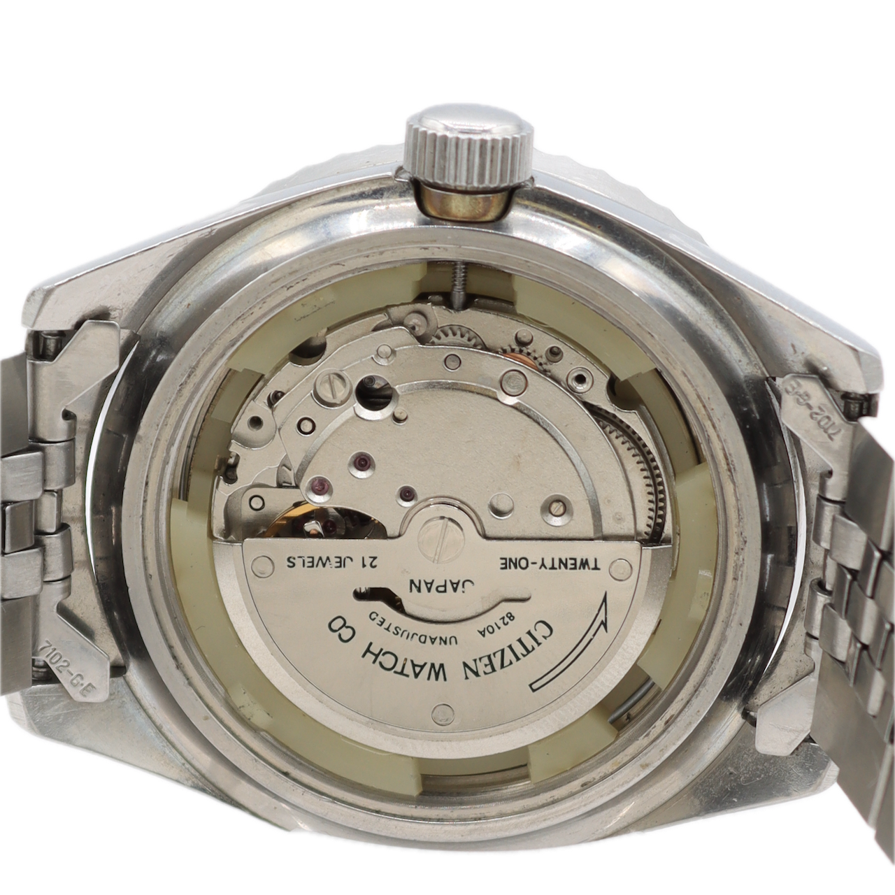 Vintage Citizen 52-0110 Challenge Diver 21j Men's Automatic Wristwatch Steel