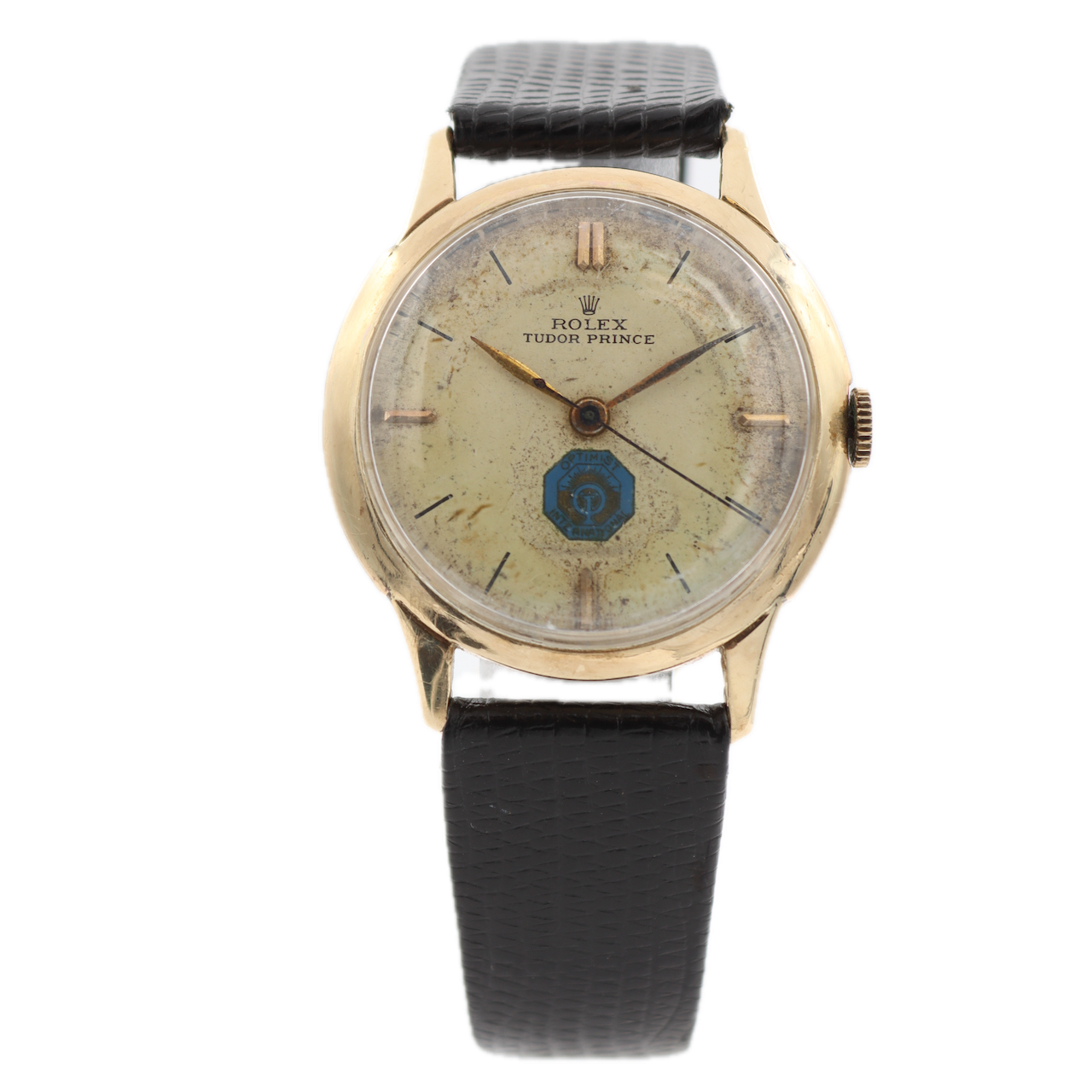 Vintage 35.5mm Rolex Optimists International Men's Automatic Wristwatch Tudor