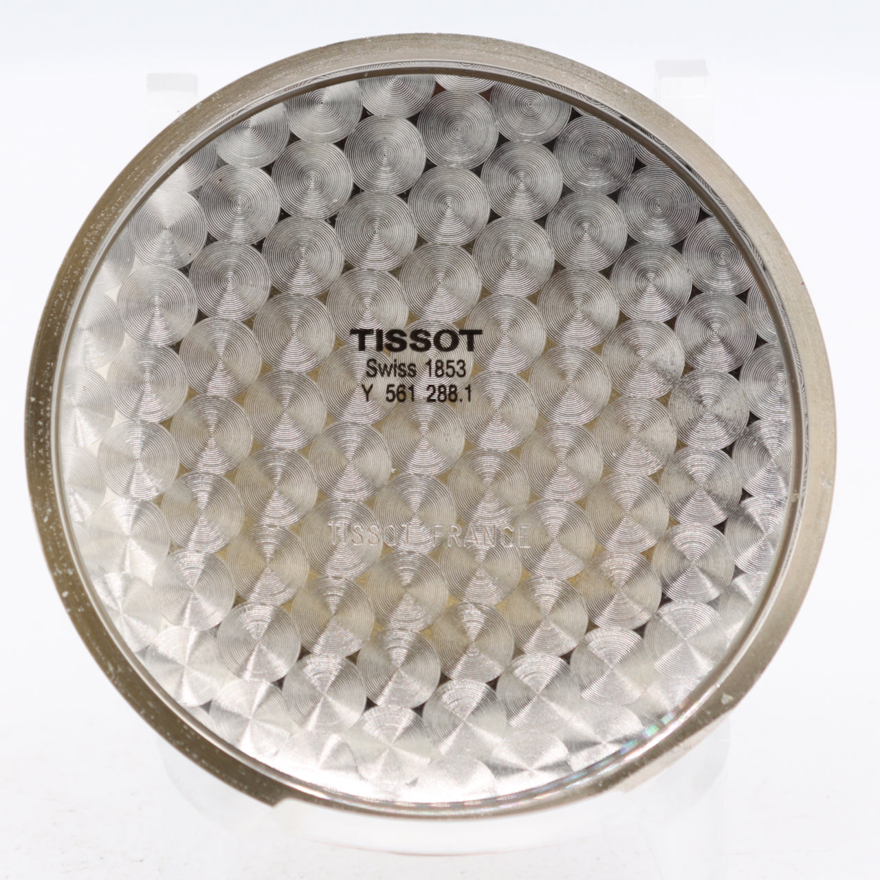 Vintage 49.5mm Tissot 17j Mechanical Hunter Pocket Watch Chrome Plated Swiss