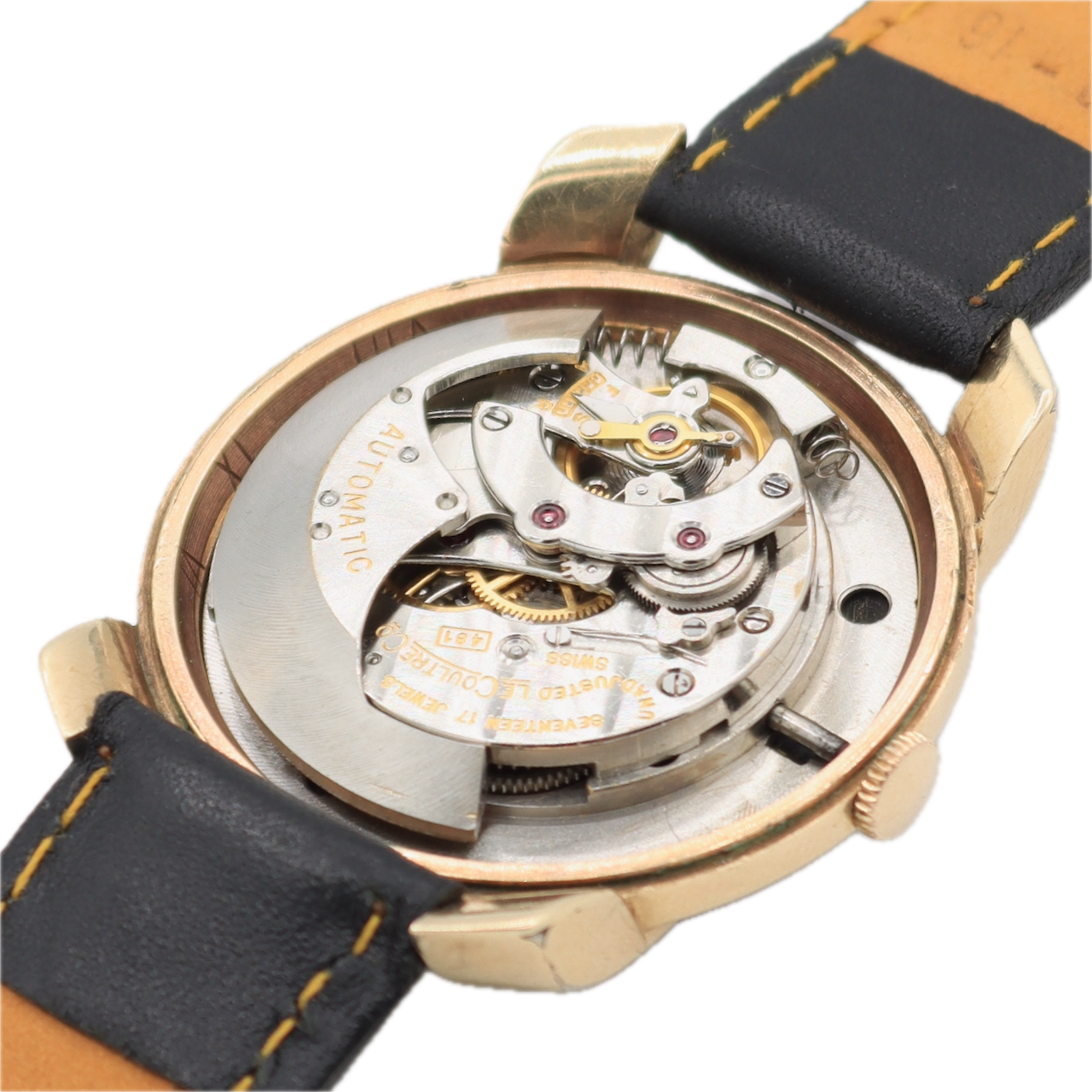 Vintage 34.5mm LeCoultre Power Reserve Men's Automatic Wristwatch 481 10k GF