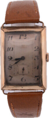 Vintage Omega Wire Lug Tank Men's Mechanical Wristwatch 23.7S T2 Gold Filled