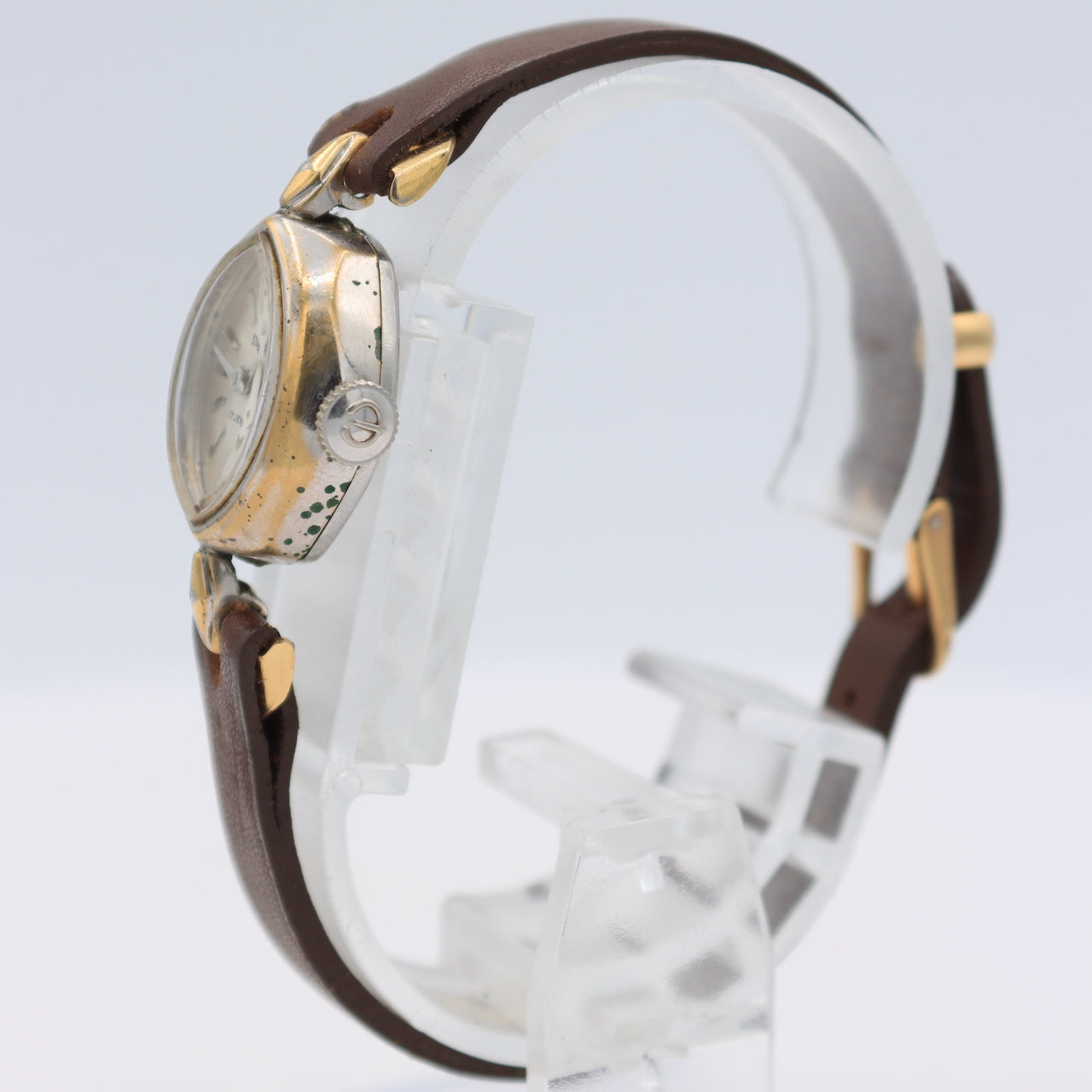 Vintage Elgin 3641 Starlite Ladies Mechanical Wristwatch M-115 Swiss Gold Tone