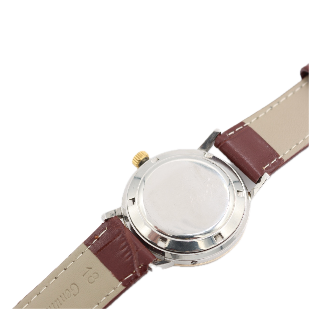 Vintage 34mm Baylor 1823 Day Date Men's Automatic Wristwatch Felsa 4006 Steel