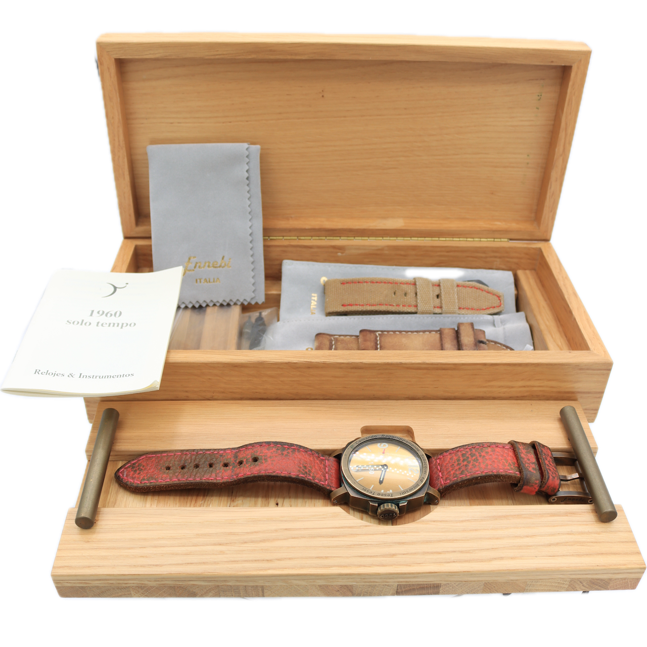Comando Raggruppamento 22100 1960 Brown Men's Mechanical Wristwatch Full Kit
