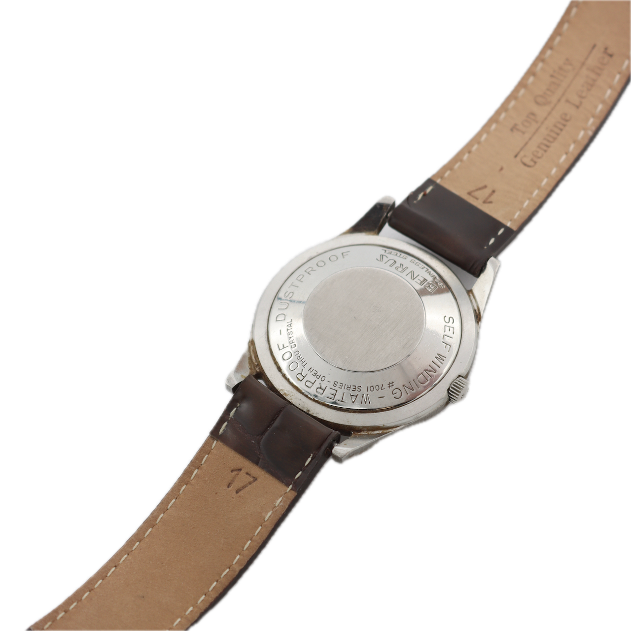 Vintage Benrus 3 Star Selfwinding Men's Automatic Wristwatch Swiss Steel