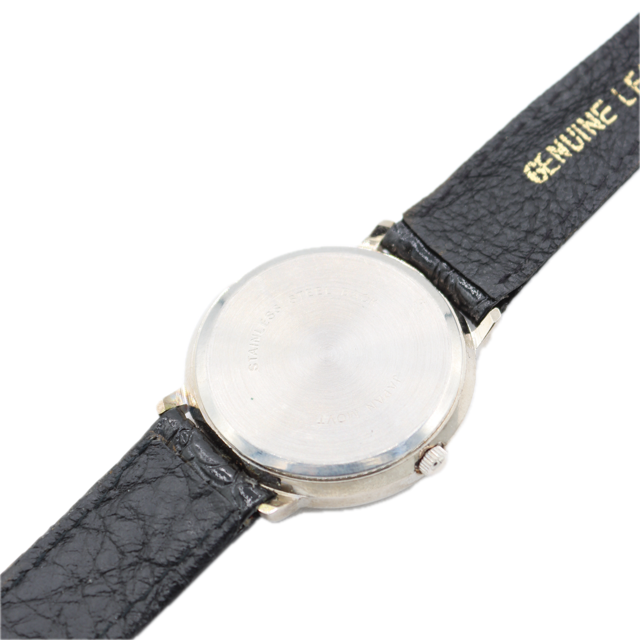 Vintage 32.5mm K Resin Phillips 66 Men's Quartz Wristwatch Japan Chrome Plated