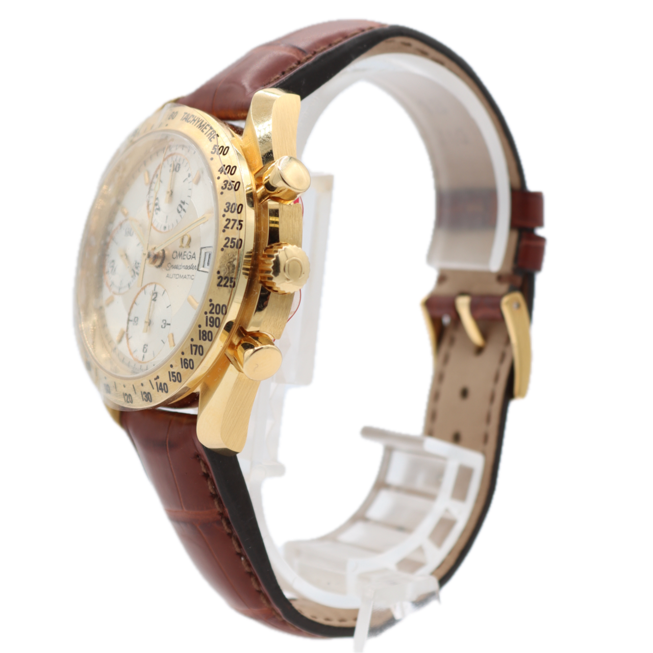 1998 Omega 3613.30.02 Speedmaster Date Men's Automatic Wristwatch Swiss 18kGold