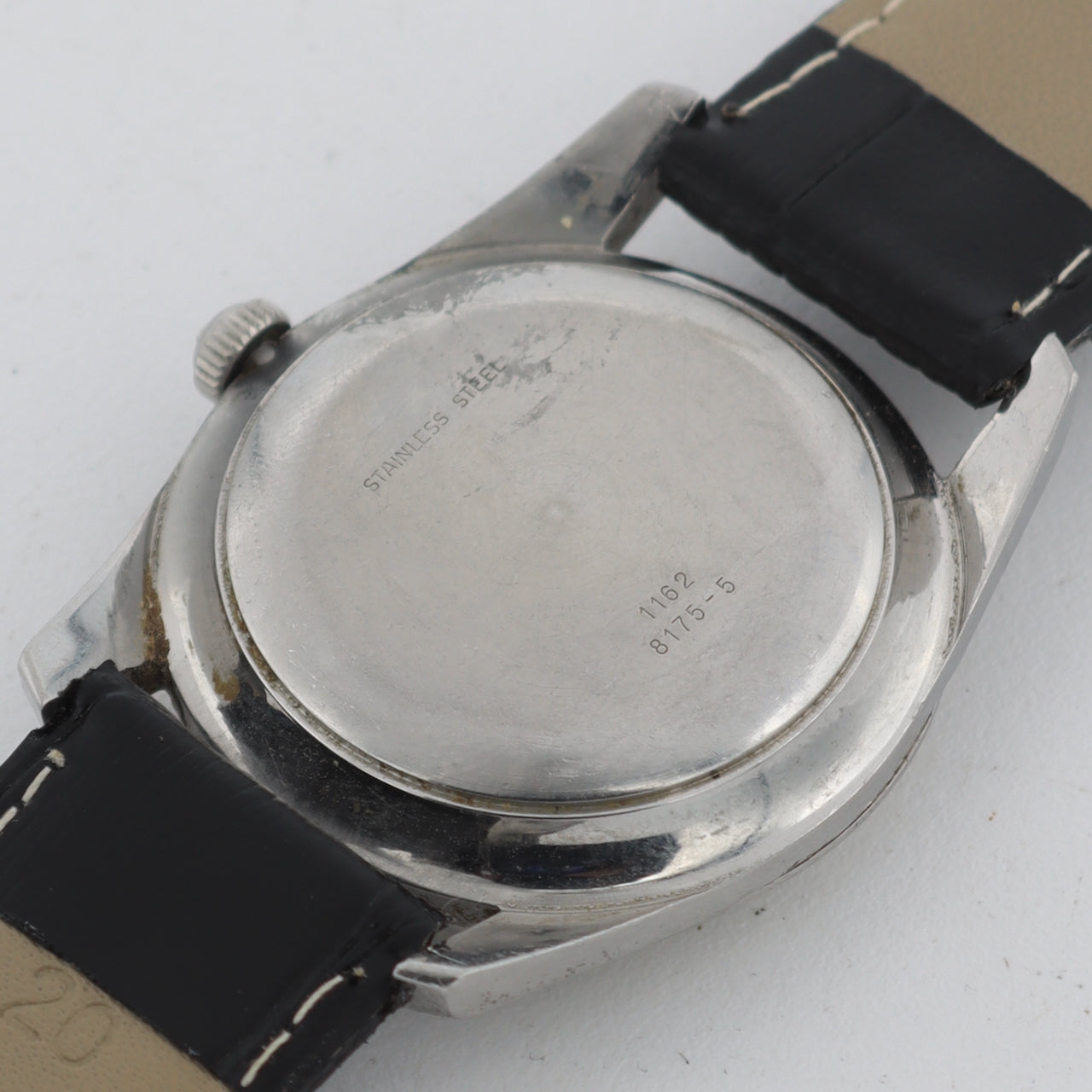 Vintage Wyler 1162 8175-5 Dress Men's Automatic Wristwatch Swiss Stainless Steel
