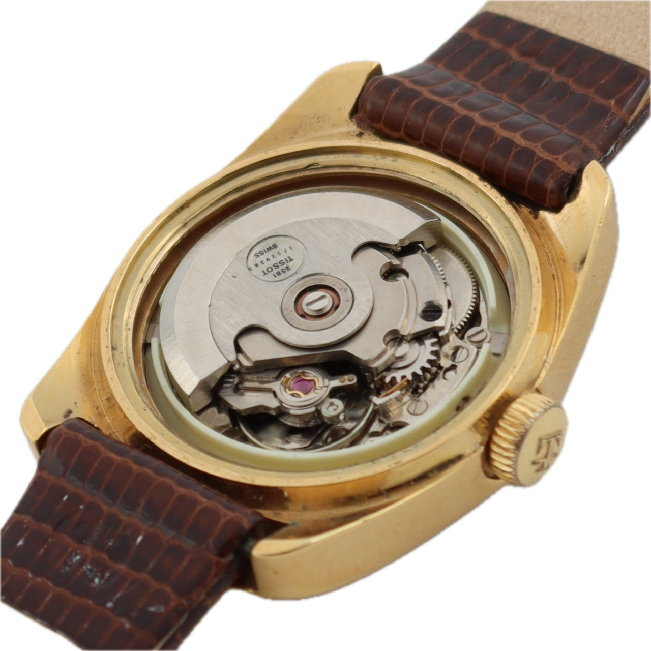 Vintage 1974 Tissot Seastar Ladies Automatic Wristwatch 2381 Swiss Gold Plated