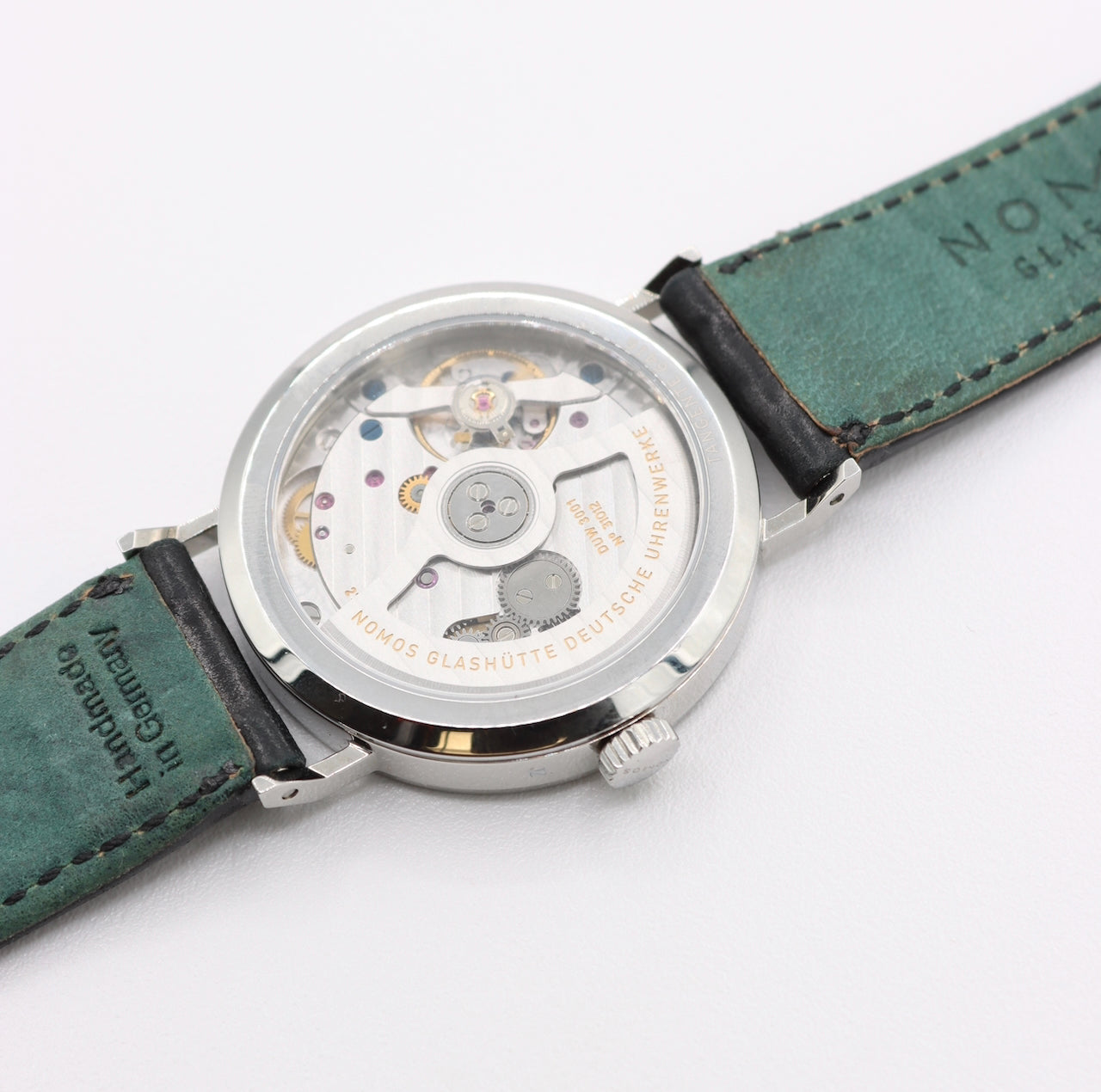 35mm Nomos 177 6416 Tangente Neomatik Nachtblau Men's Automatic Wristwatch