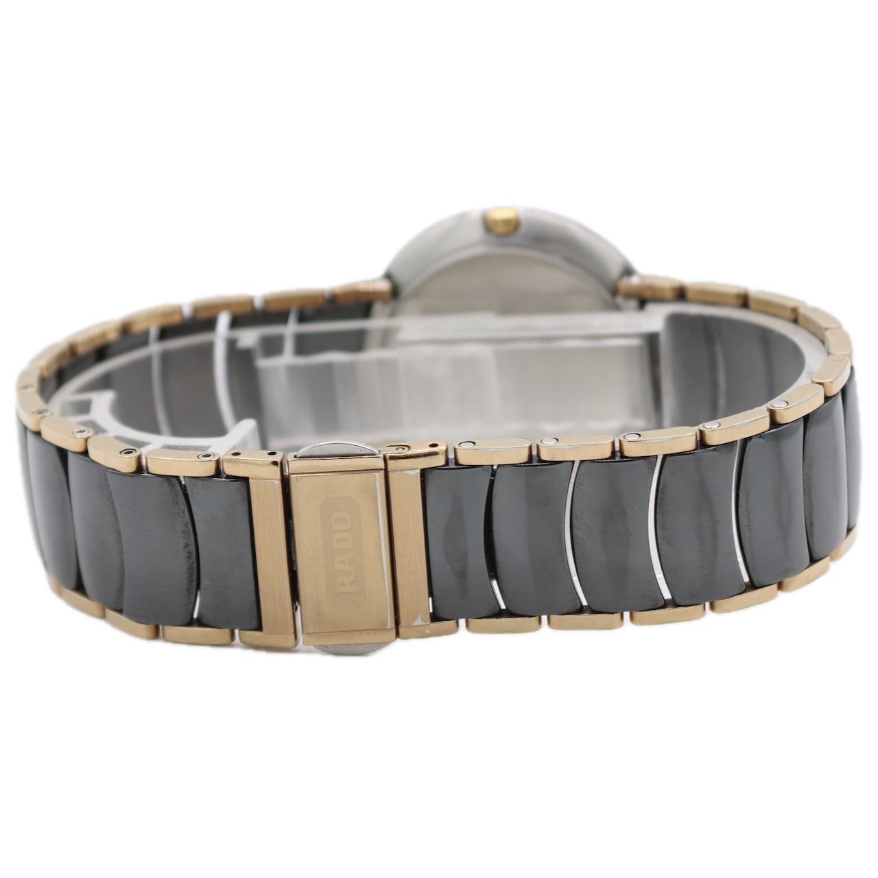 Rado 129.0300.3 Diastar Jubile Men's Quartz Wristwatch Swiss Two Tone Diamonds