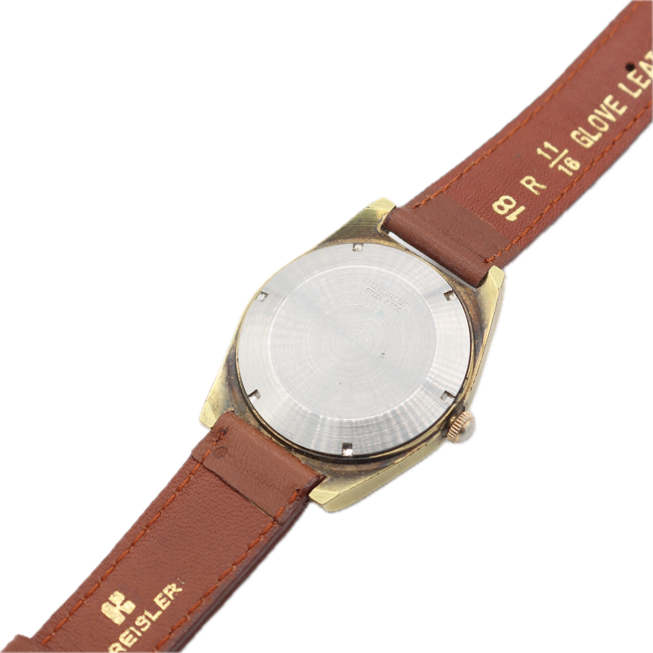 Vintage Helbros Men's Automatic Wristwatch 1561 Germany Steel & Gold Tone