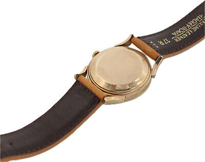 Vintage 30mm Baylor 21 Jewel Men's Bumper Automatic Wristwatch 1250 Swiss 10k GF