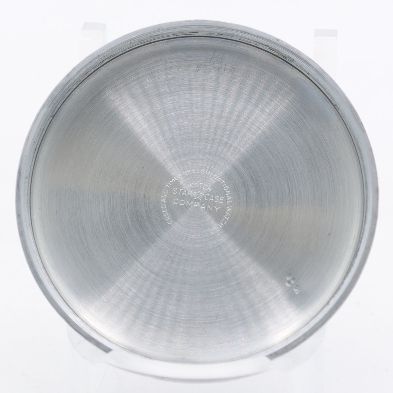 Vintage 18s 1943 Elgin Art Deco 9 Jewel Mechanical Pocket Watch 594 Chrome