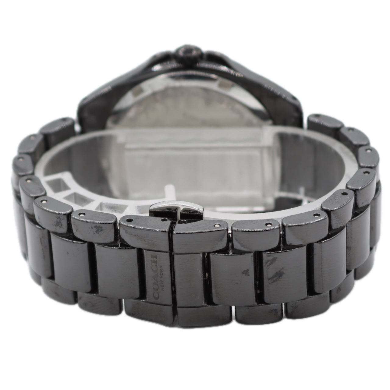 36mm Coach CA.67.7.49.1227S Cary Ladies Quartz Wristwatch Swiss Stainless Steel