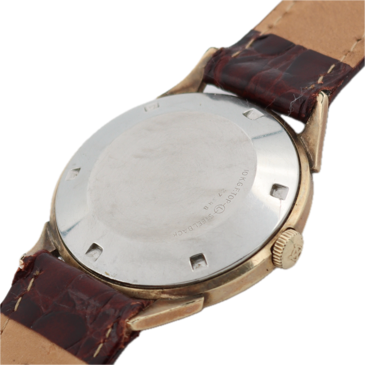 Vintage Zodiac Glorious Men's Automatic Wristwatch A.Schild 1424N Swiss 10k GF