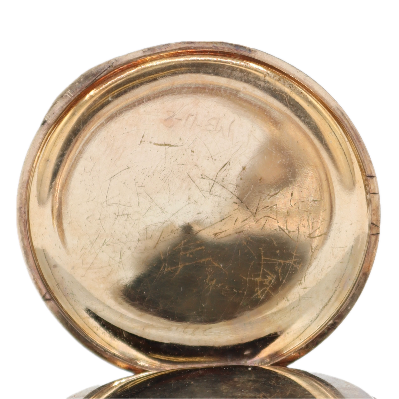 Antique 0s Elgin Green Multicolor Hunter Pocket Watch 109 Tricolor Gold Filled