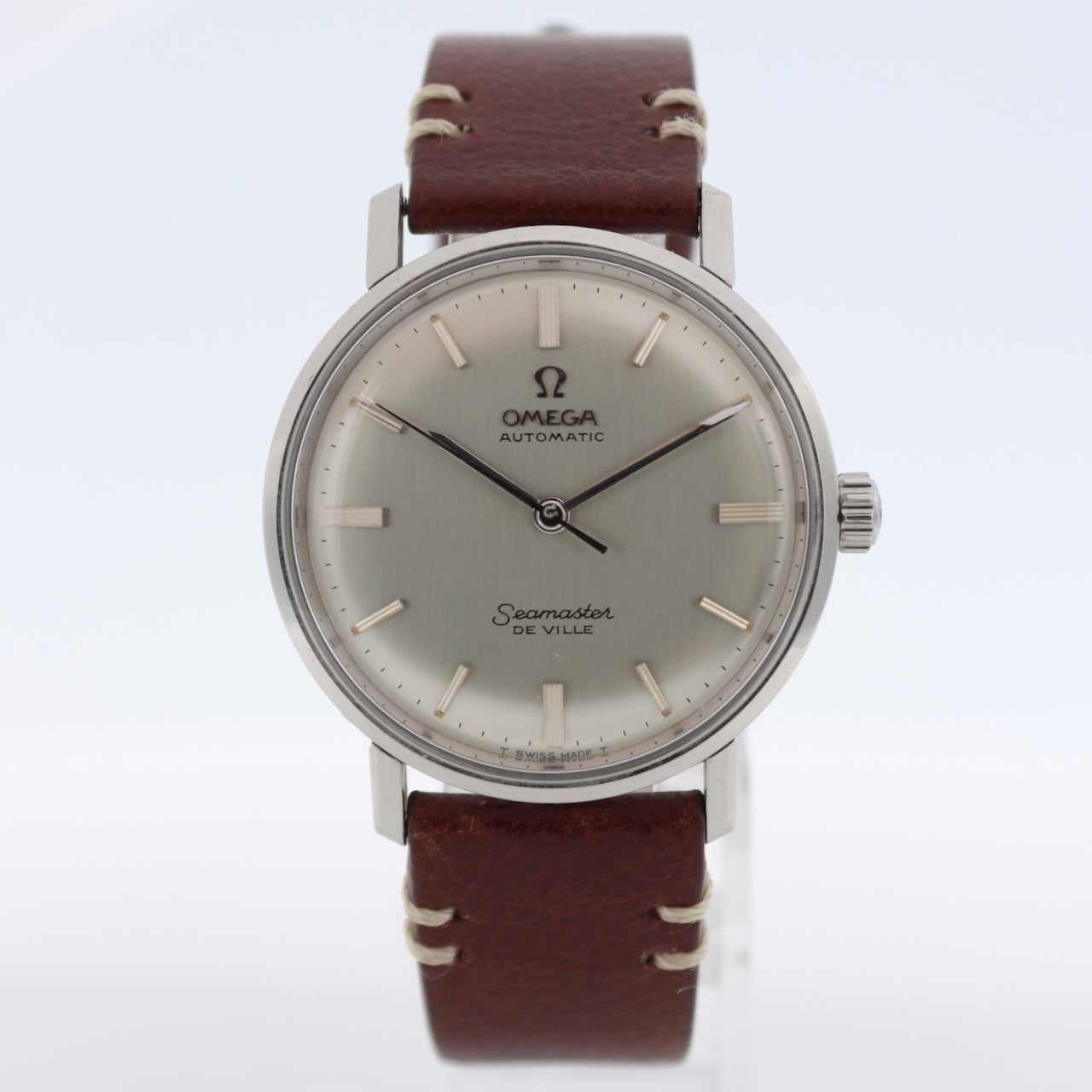 Vintage 34mm Omega Seamaster De Ville Men's Automatic Wristwatch 565 Swiss Steel