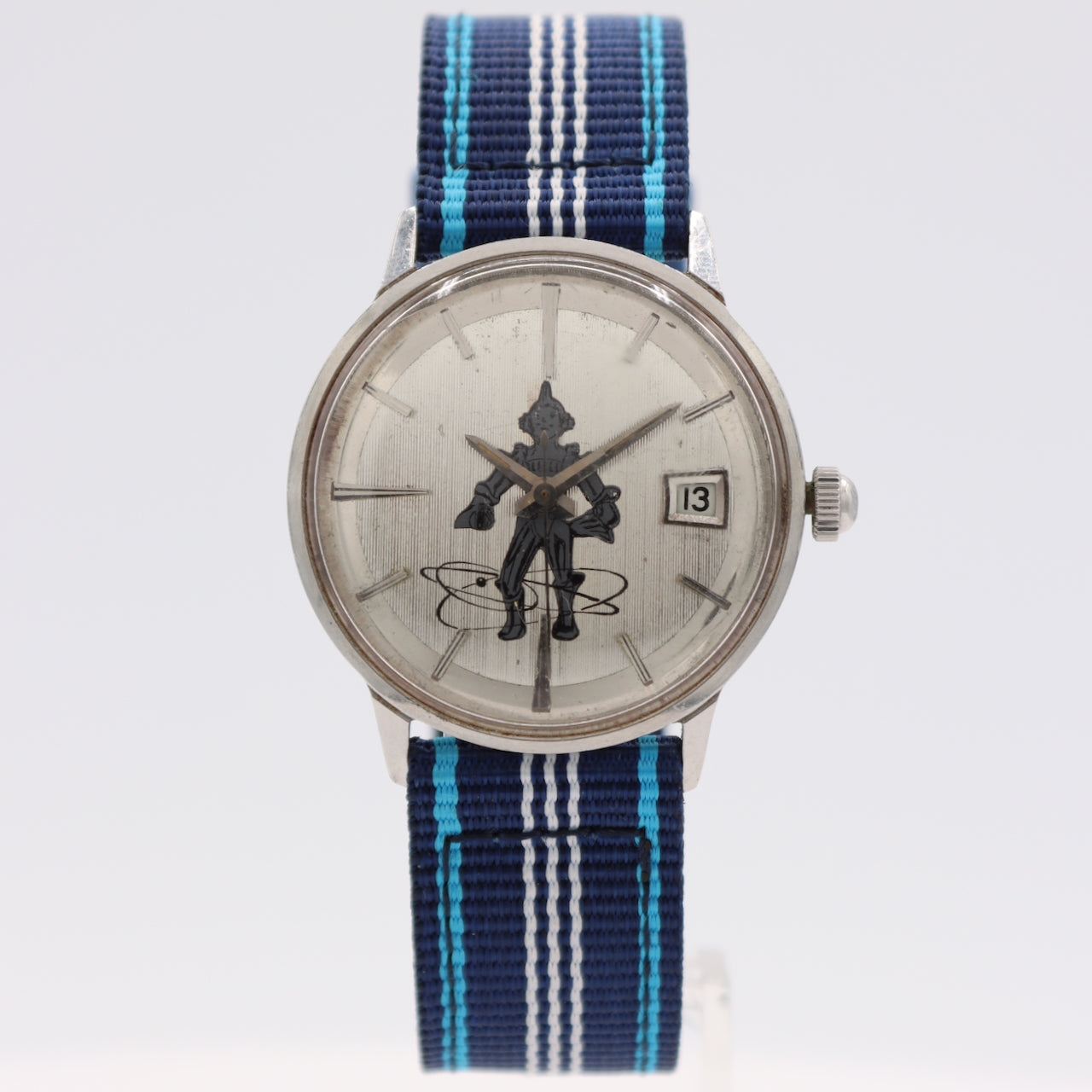 Vintage 34mm Tissot Seastar Seven Men's Mechanical Wristwatch Steel Robot Dial