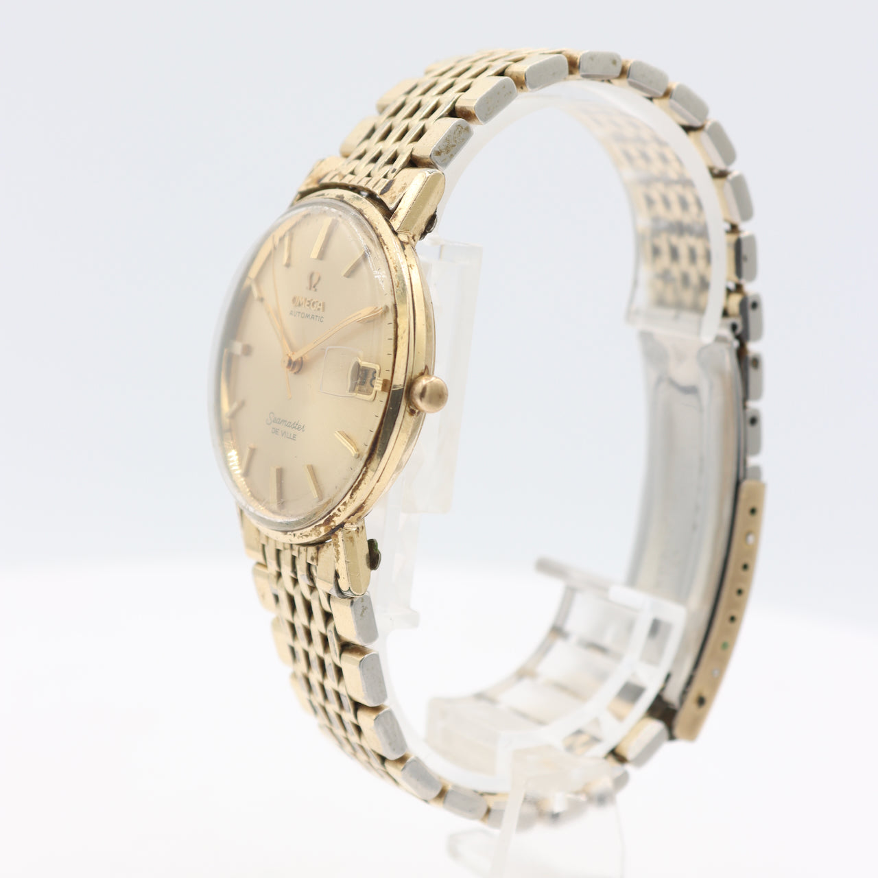 Vintage Omega Seamaster De Ville Men's Automatic Wristwatch Swiss Gold FIlled