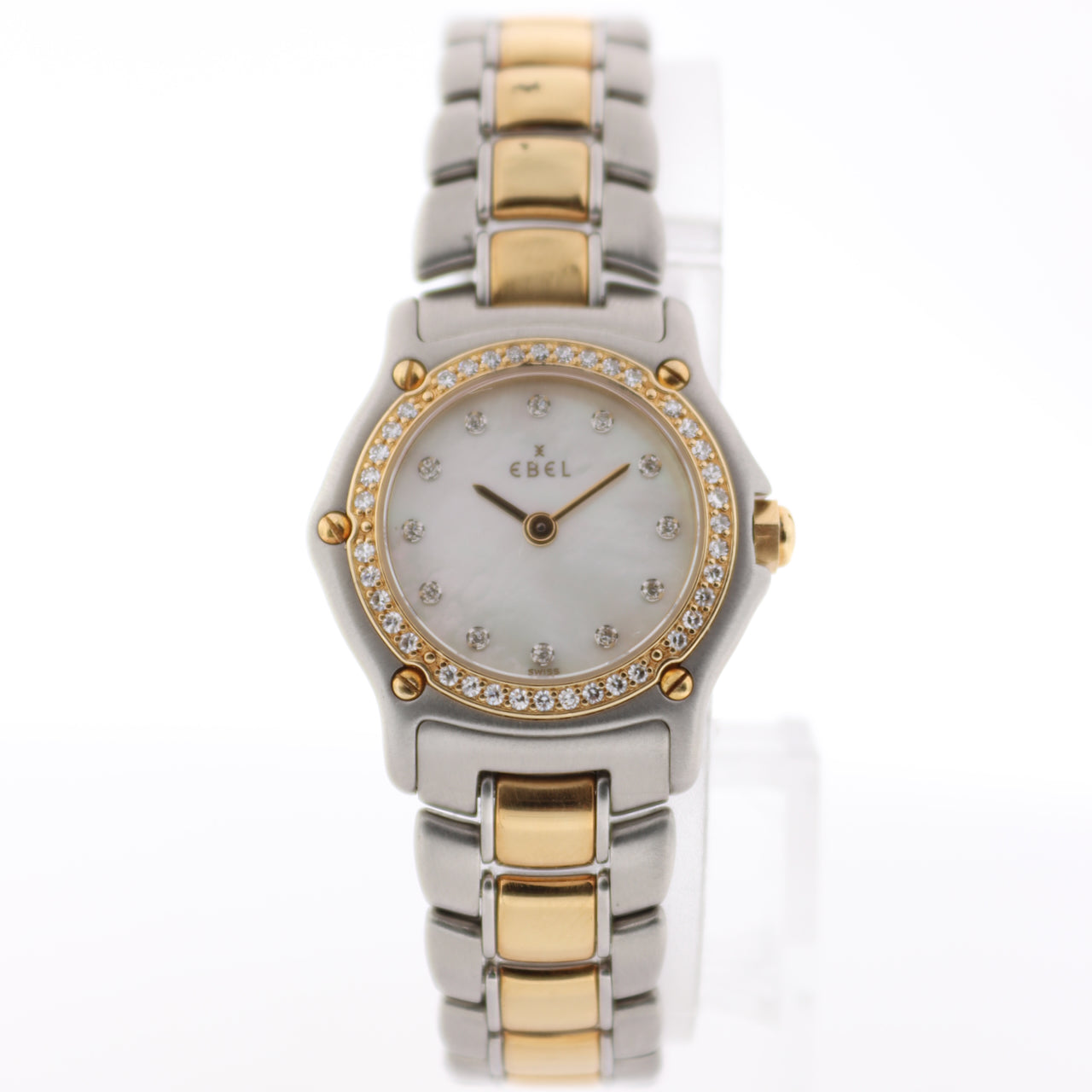 Vintage Ebel 18K Gold Diamond Bezel 1057902