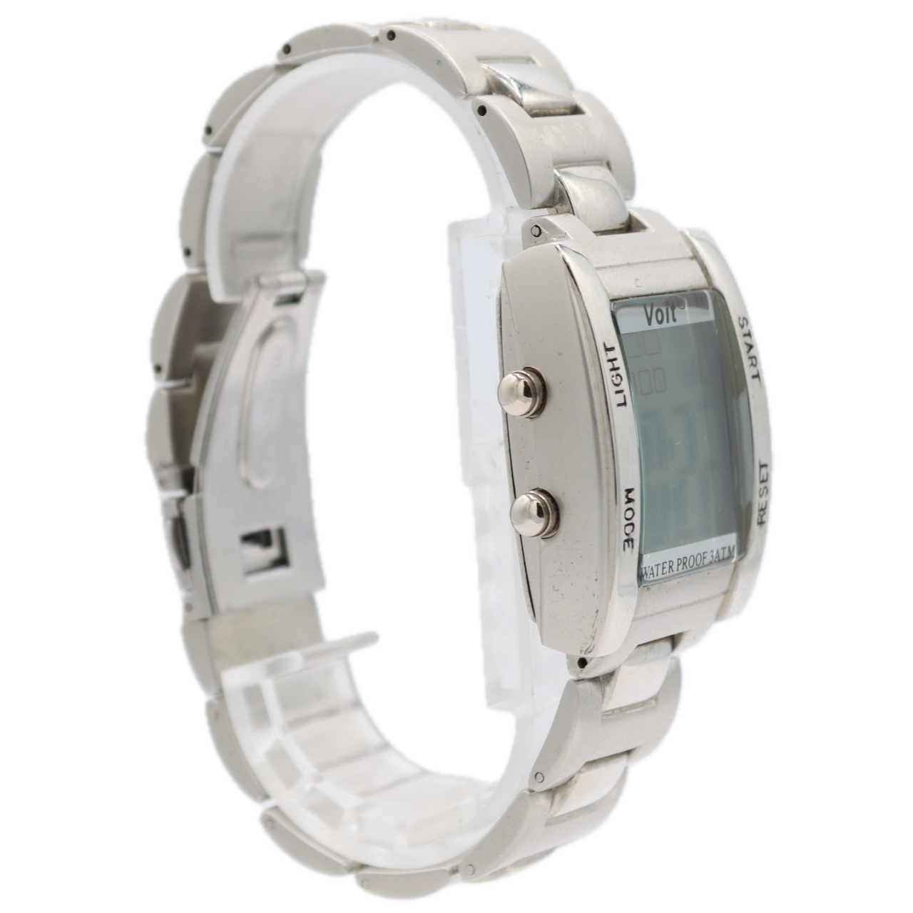 Vintage Voit 9284 Digital Sports Men's Digital LED Wristwatch S.Steel With Box
