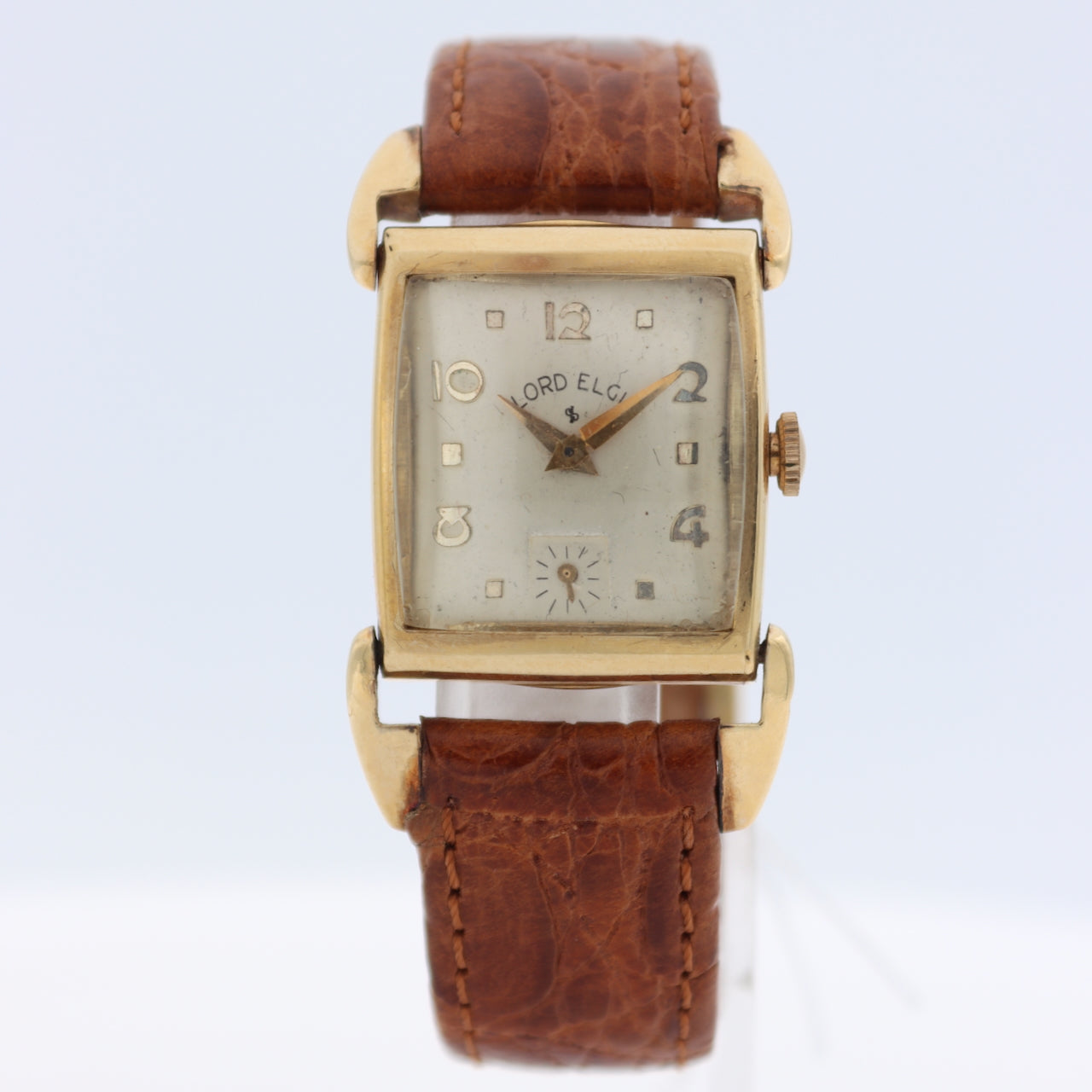 Vintage Lord Elgin 4625 Swivel Lug 21 Jewel Men's Mechanical Wristwatch 670 USA