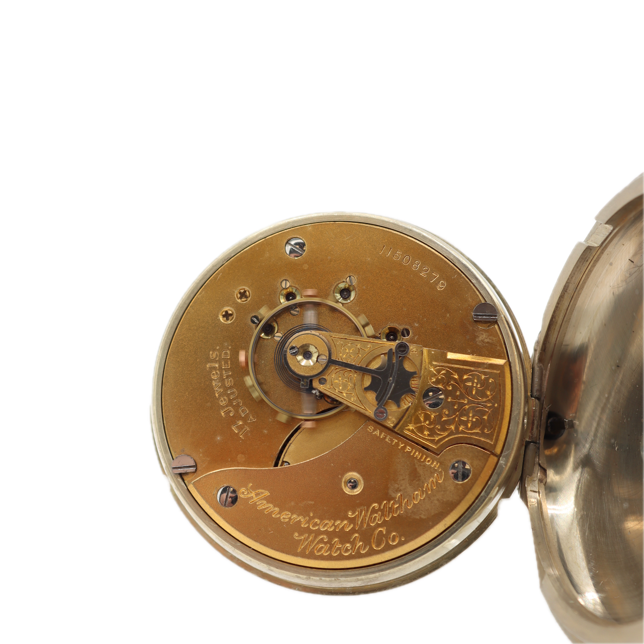 Antique 18s 1902 Waltham 17 Jewel Hunter Config. Pocket Watch P.S. Bartlett
