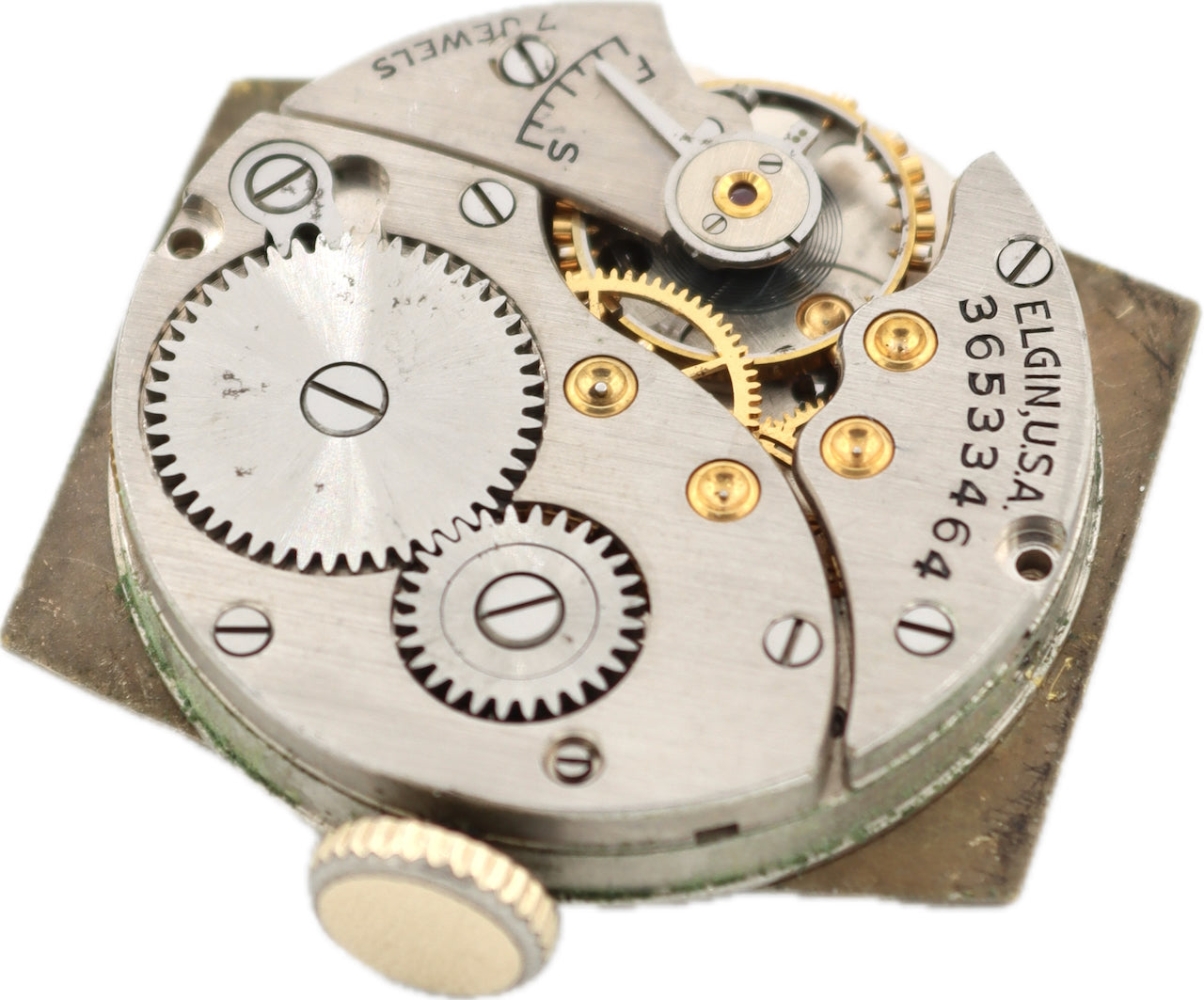 Vintage 25mm Elgin Barrel Men's Mechanical Wristwatch 526 USA Gold Filled