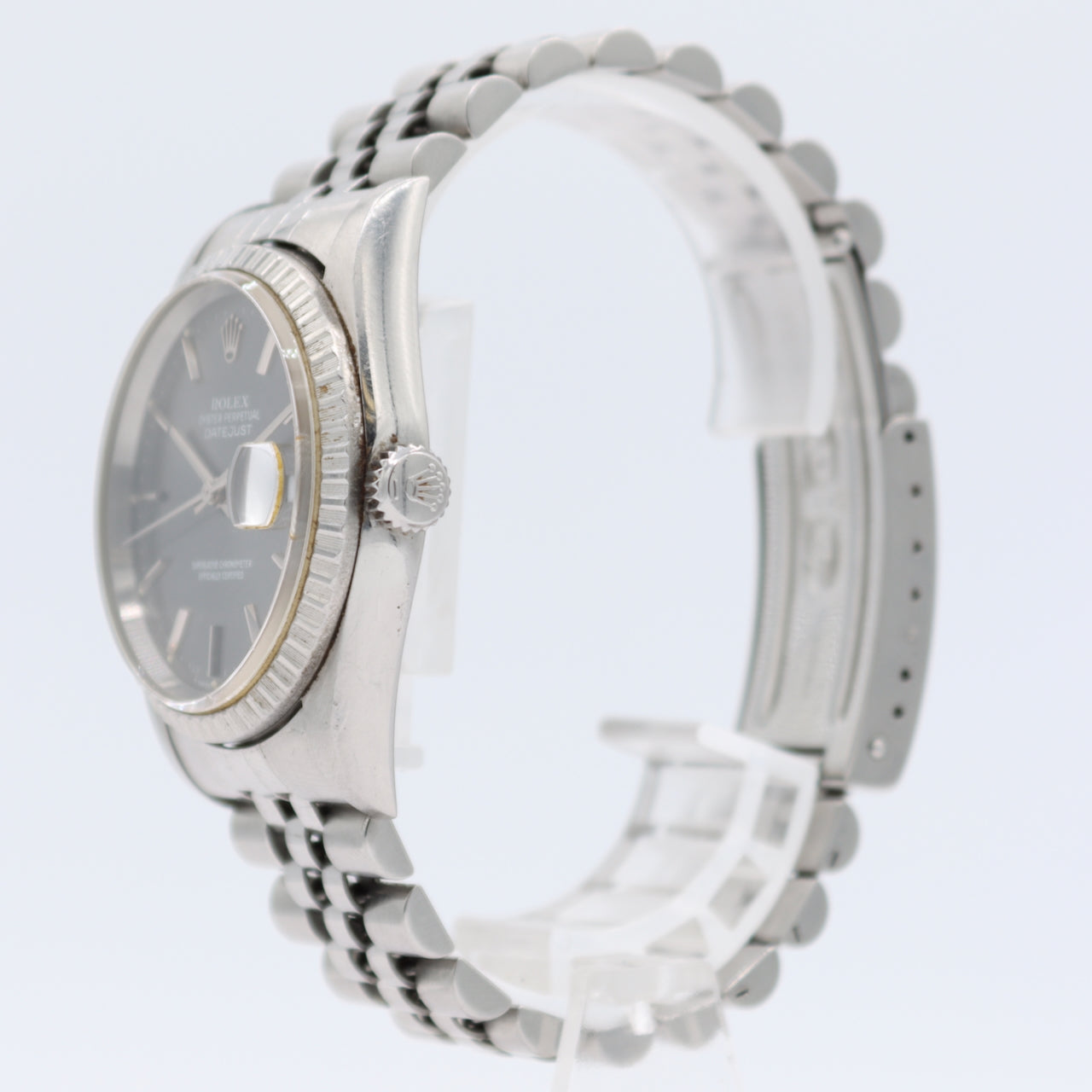 36mm 1997 Rolex 16200 Datejust 36 Men's Automatic Wristwatch Swiss Steel Grey