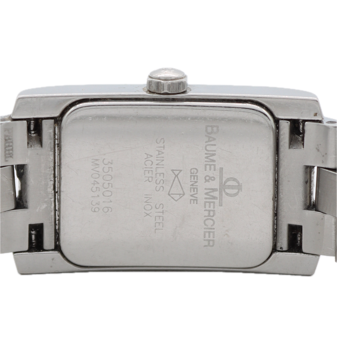 20mm Baume & Mercier MV045139 Hampton Ladies Quartz Wristwatch Swiss Steel