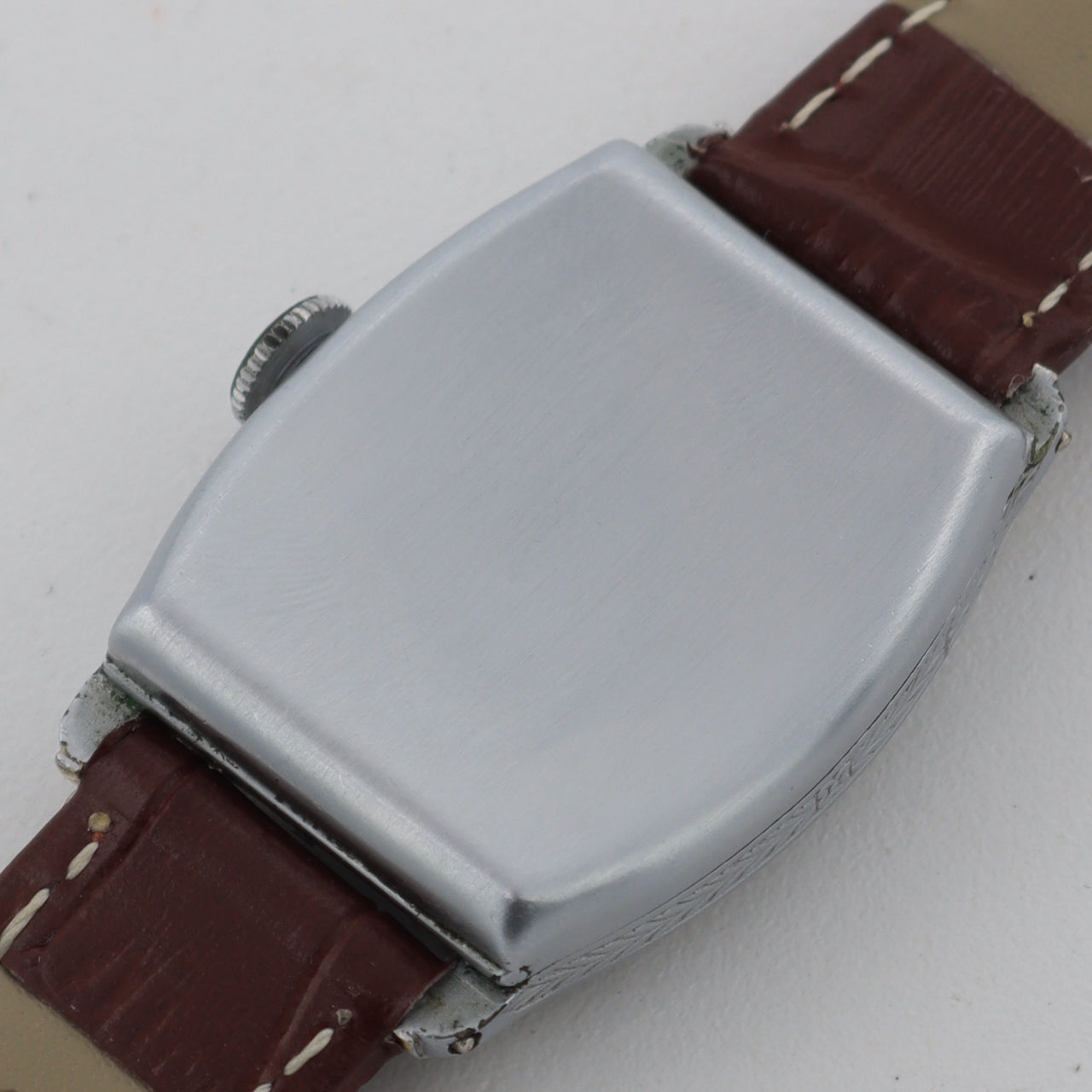 Vintage 1929 Bulova Dewey Men's Mechanical Wristwatch 10 AL Swiss White GF