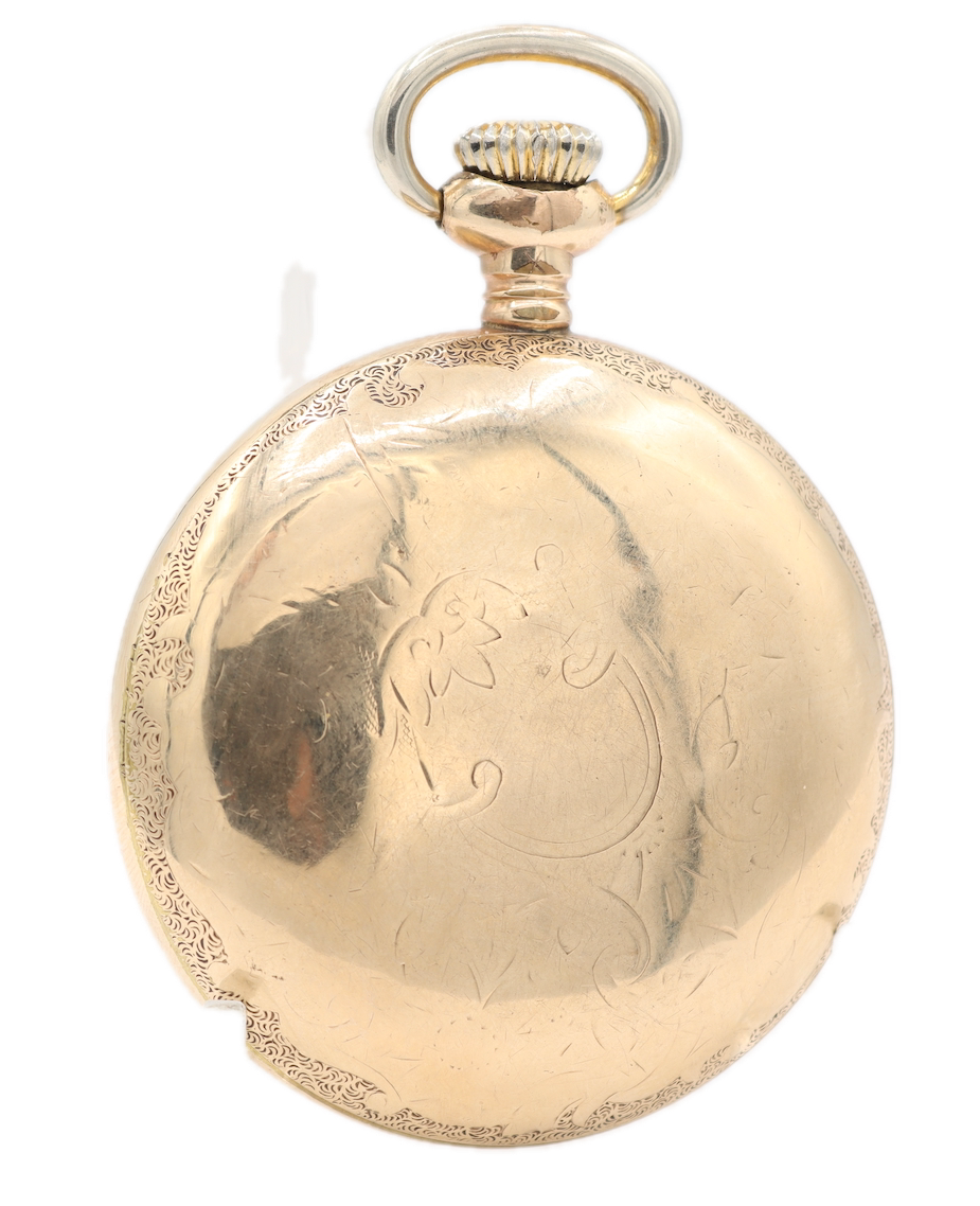 Antique 18 Size Rockford The North Western Time 17 Jewel Pocket Watch 835