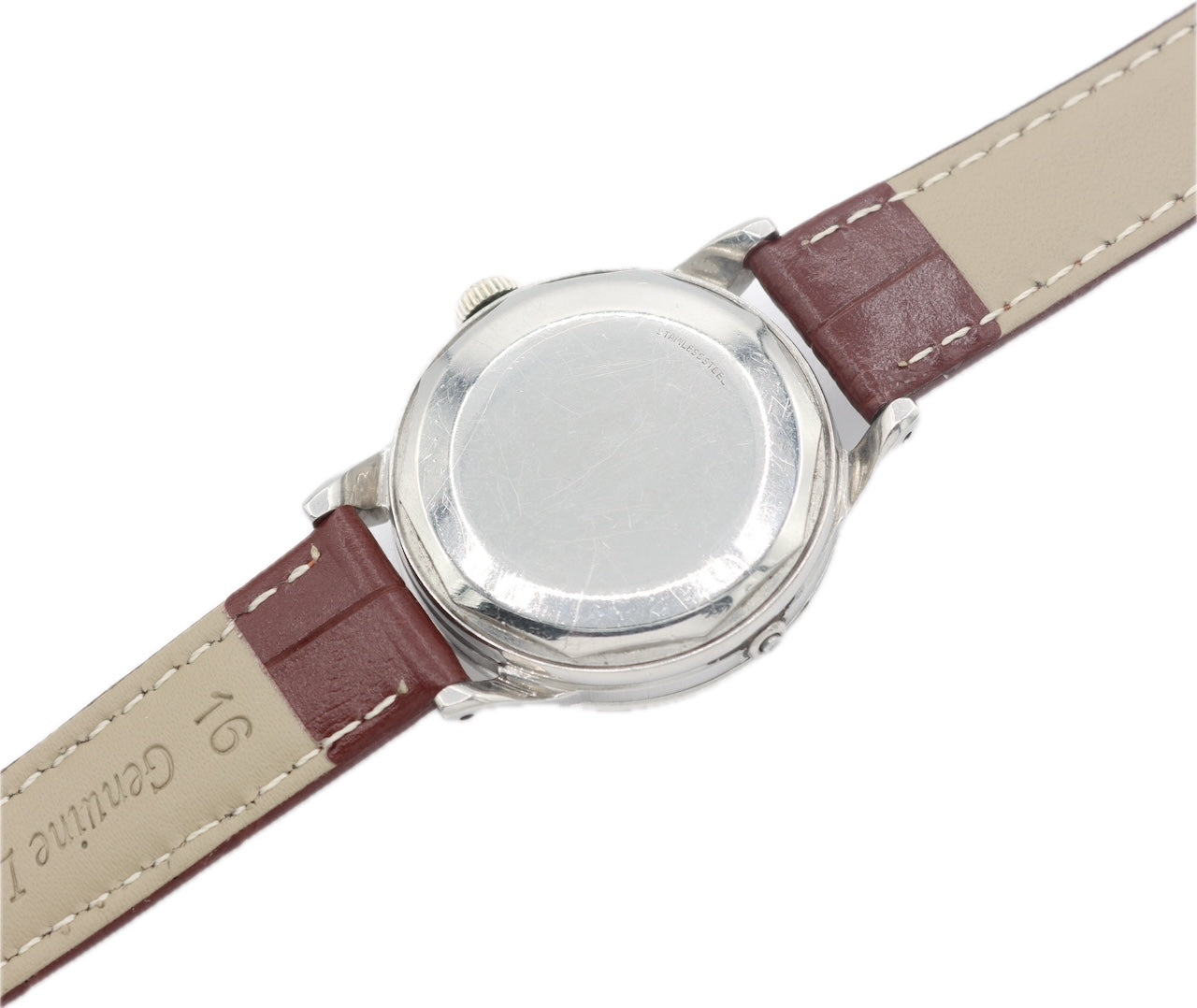 Vintage Movado 16259 Date Men's Bumper Automatic Wristwatch 224A Steel Borgel