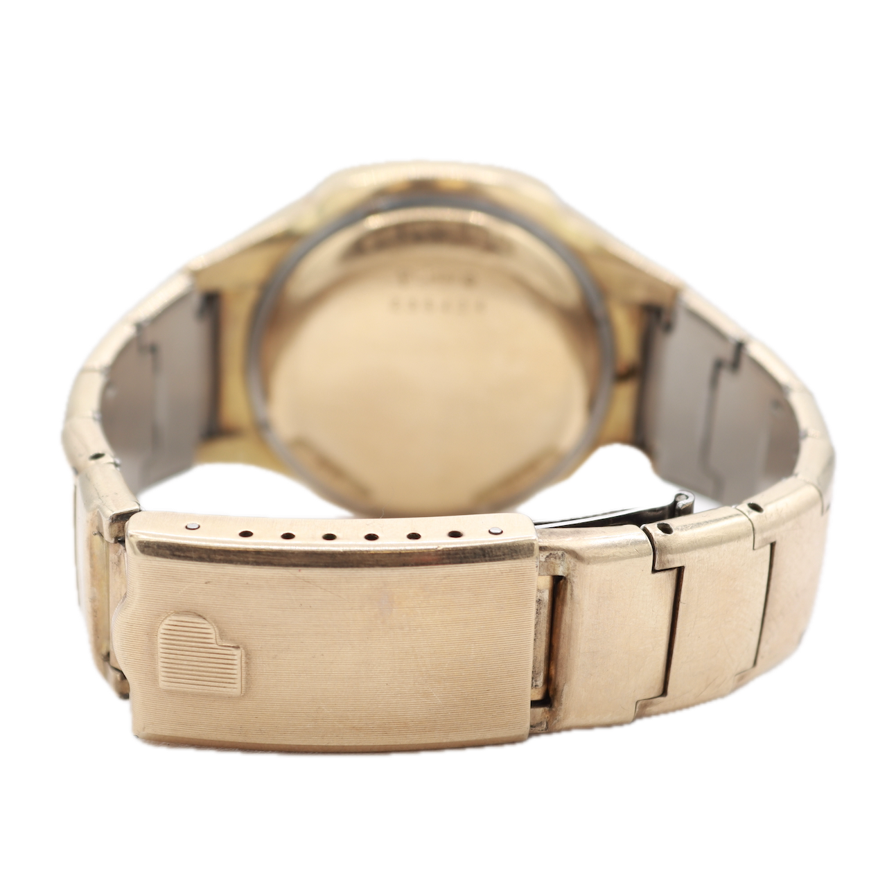 Vintage Pulsar P4 Executive Men's Digital LED Wristwatch USA 14k Gold Filled