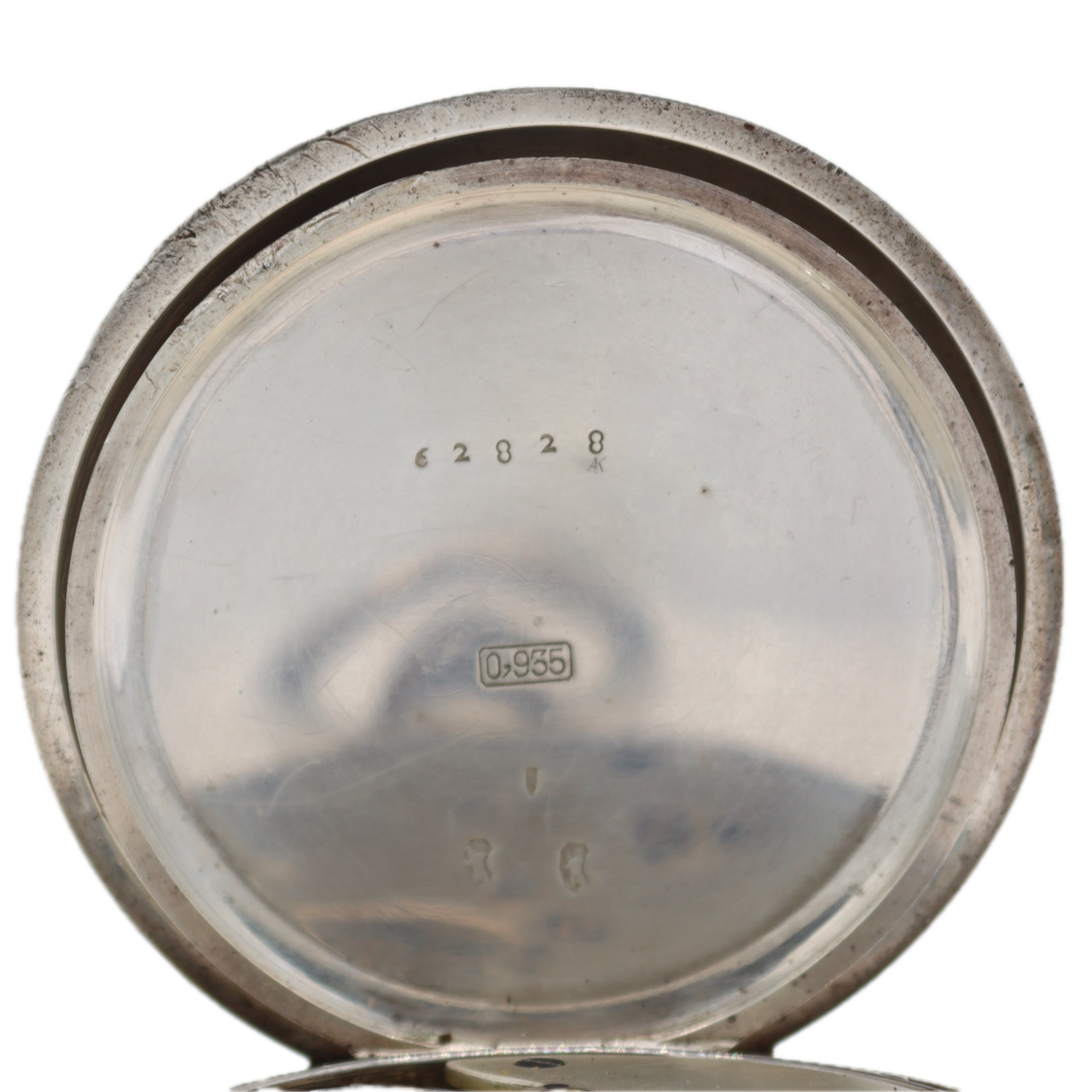 Antique Mechanical Quarter Repeater Pocket Watch 3524 Sterling Silver Swiss