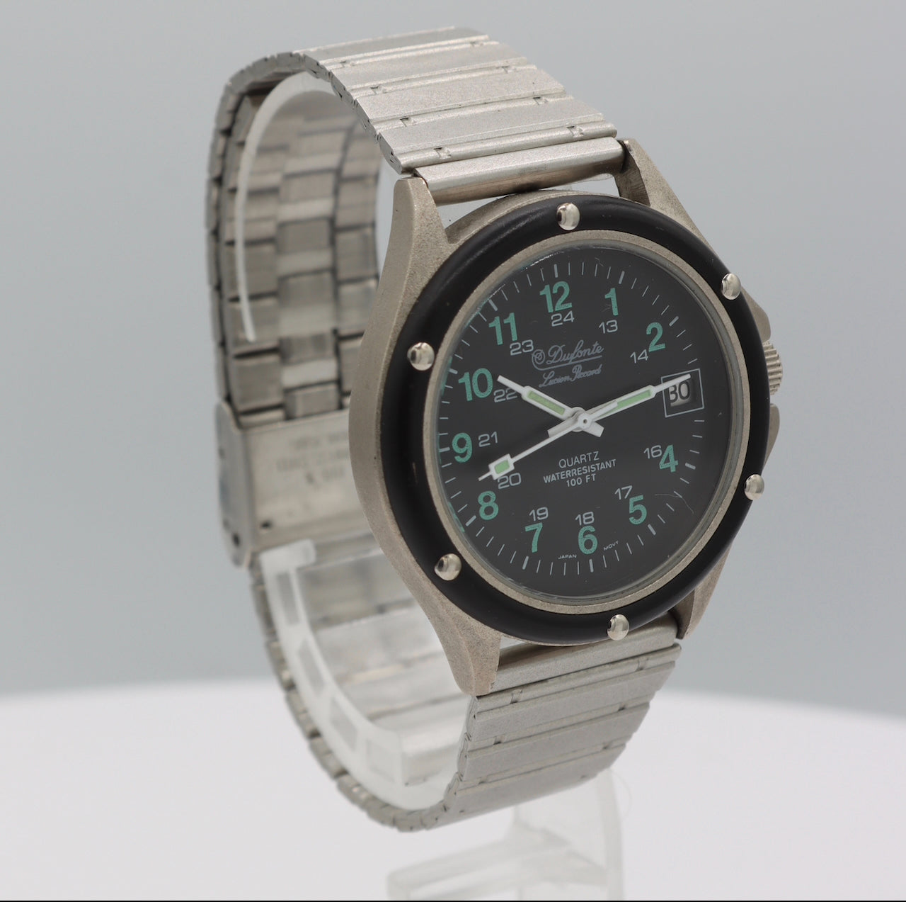 36mm Lucien Piccard DuFonte Date Men's Quartz Wristwatch Japan Base Metal