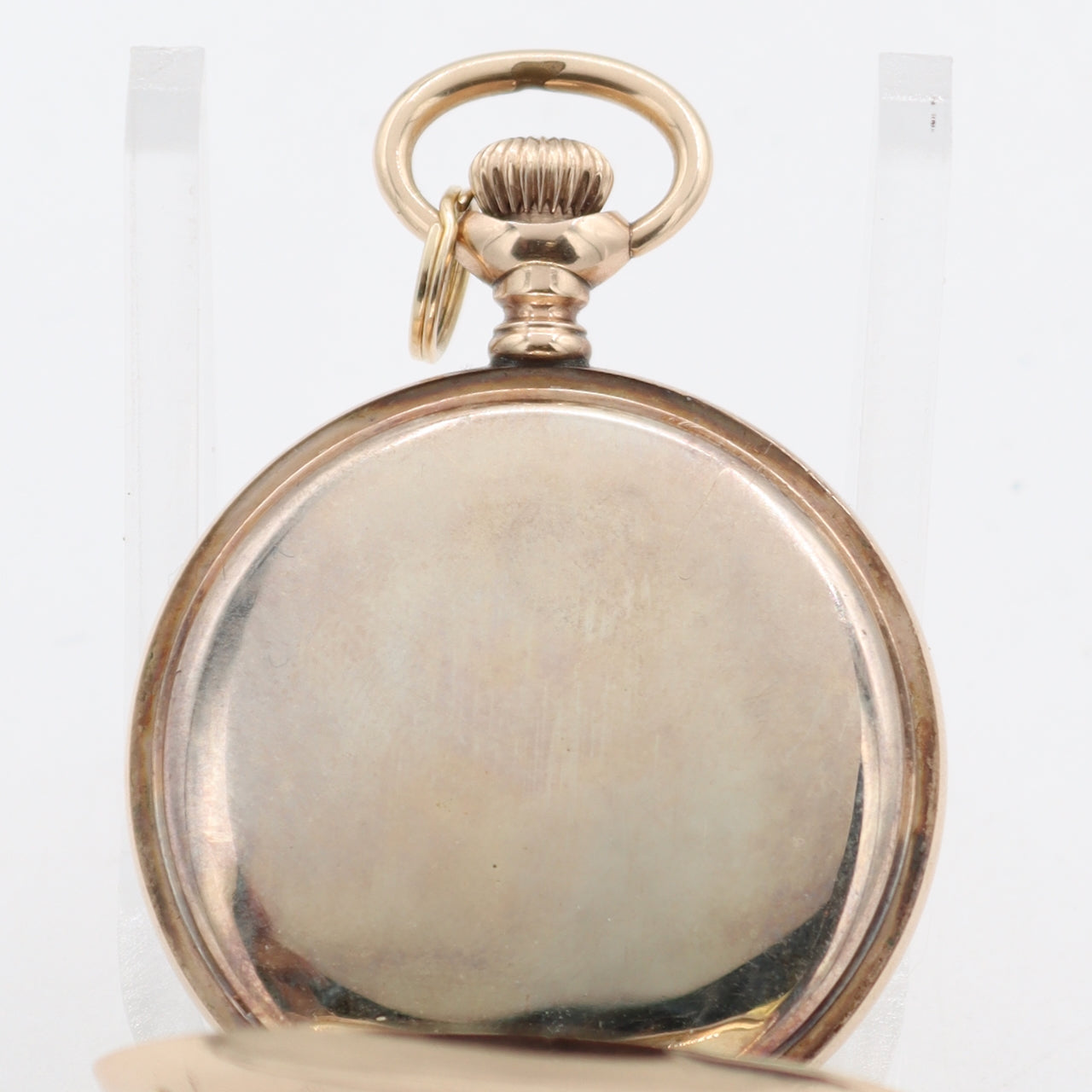 Antique 0s Elgin Green Multicolor Hunter Pocket Watch 109 Tricolor Gold Filled