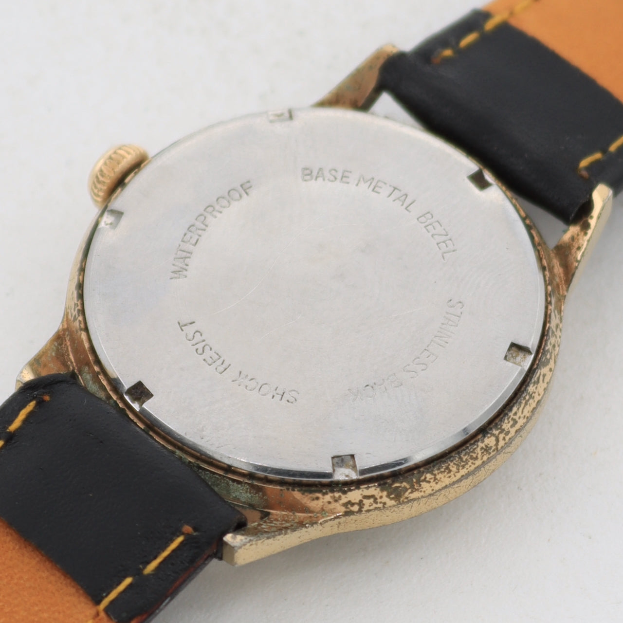 Vintage Helbros Invincible 21J Men's Mechanical Wristwatch GermanyGold Tone