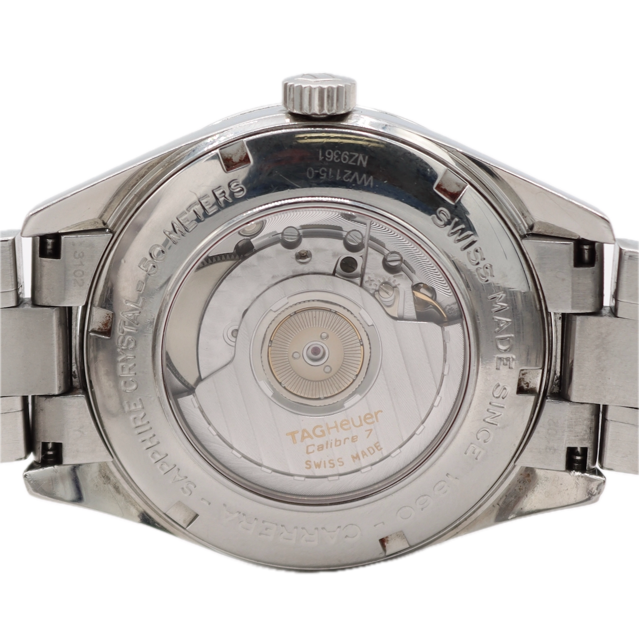 38mm Tag Heuer WV2115.BA0787 Carrera Twin-Time Men's Automatic Wristwatch Steel