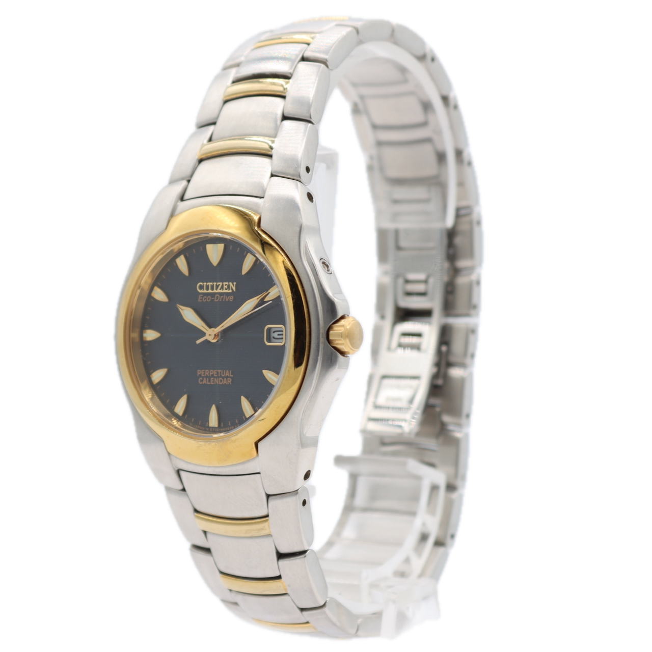 36mm Citizen E710-H24385 Perpetual Calendar Men's Quartz Wristwatch Eco-Drive