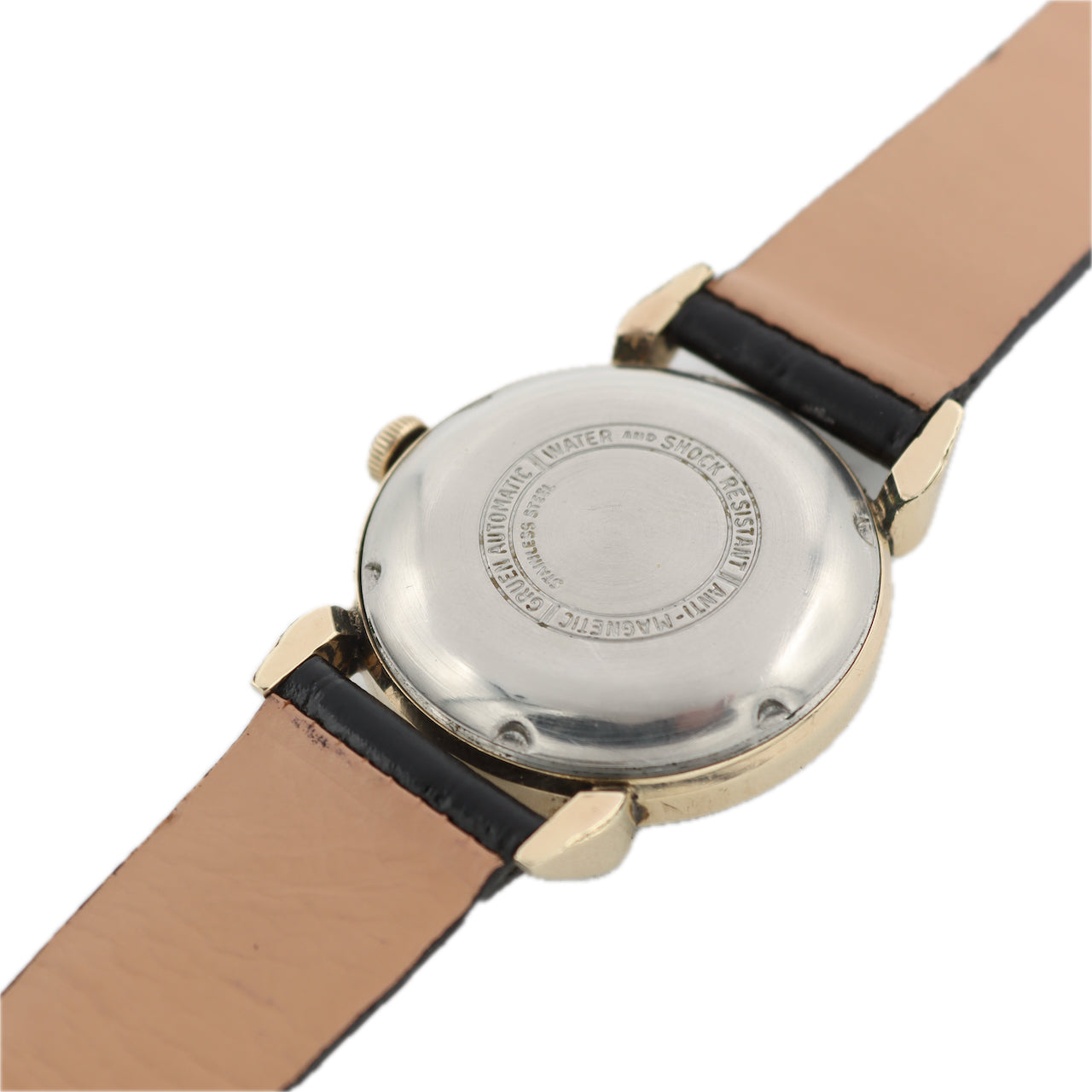 Vintage 32mm Gruen Precision Men's Bumper Automatic Wristwatch 62SS USA 10k GF