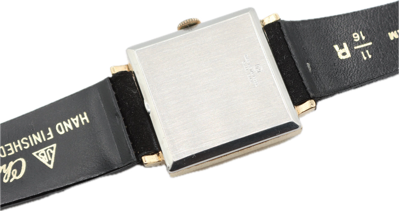 Vintage Waltham Rectangular Men's Mechanical Wristwatch 99SH Swiss Gold Tone